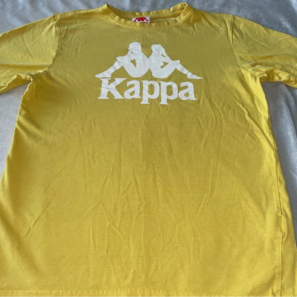 Kappa Teen Yellow Logo Tee